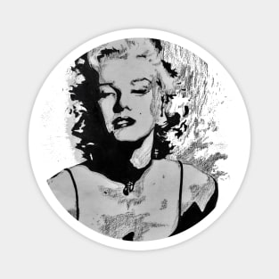 Marilyn Monroe portrait Magnet